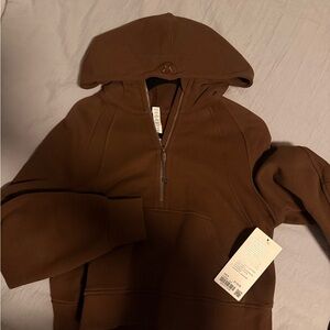 lululemon scuba zip JAVA